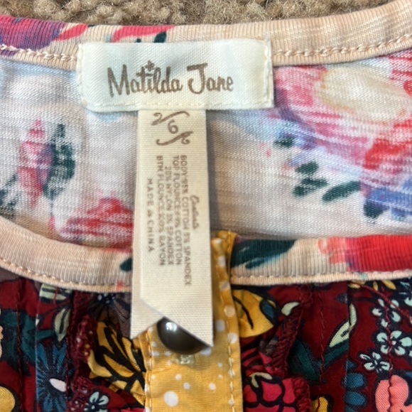 Matilda Jane Elliott Tunic Top Girls Friends Forever Shirt Size 6 - Picture 4 of 5